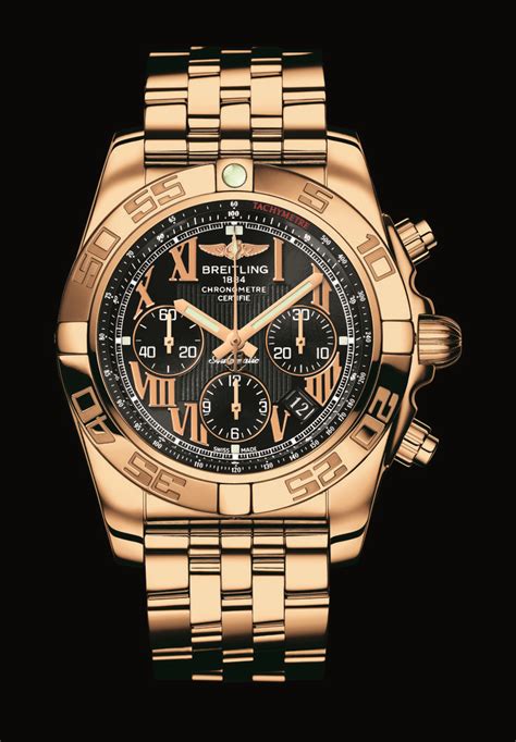 breitling rose gold mens watch|breitling chronomat 44 rose gold.